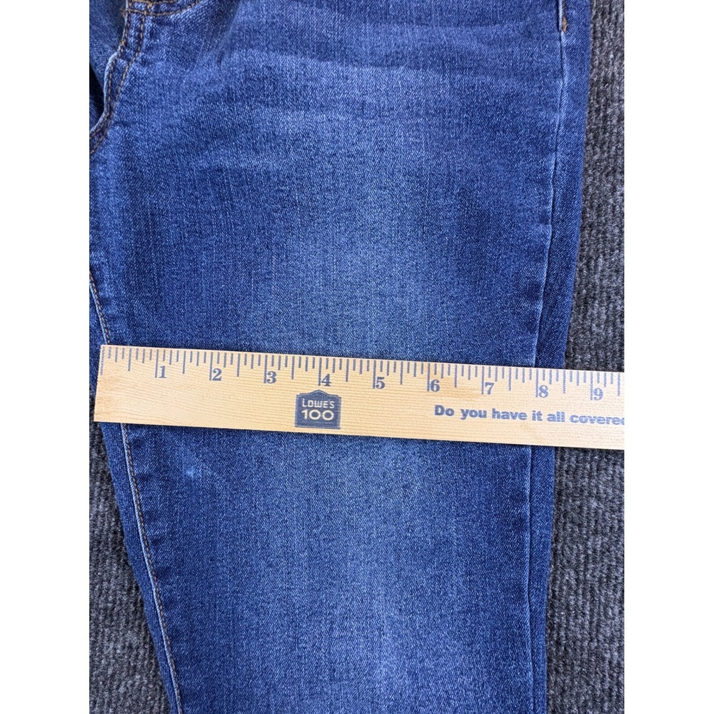 d.jeans Womens Size 14 Skinny Jeans Medium Wash Blue Stretch Repreve Mid Rise - Picture 8 of 8
